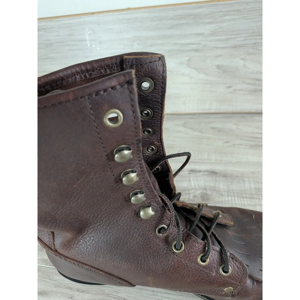 AdTec Packer Work Boot Tumble Chestnut Brown Leather 1173 Men's 11 W